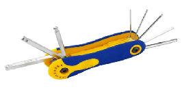 8PCS Folding Ball Point Hex Key Set