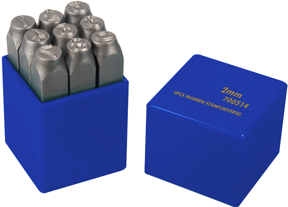 9PCS Number Stamp