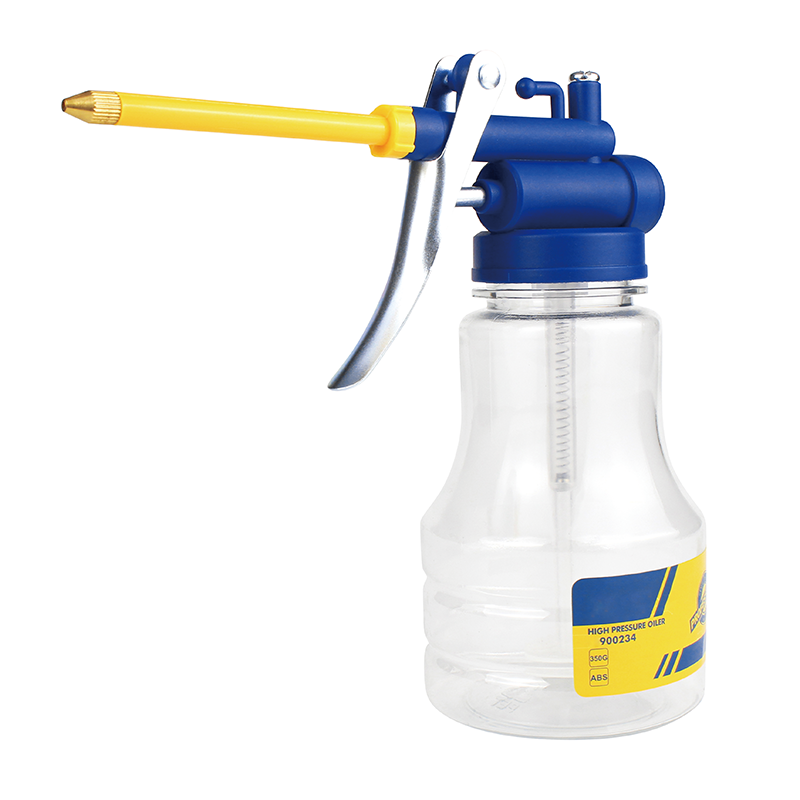 Transparent high-pressure oil can