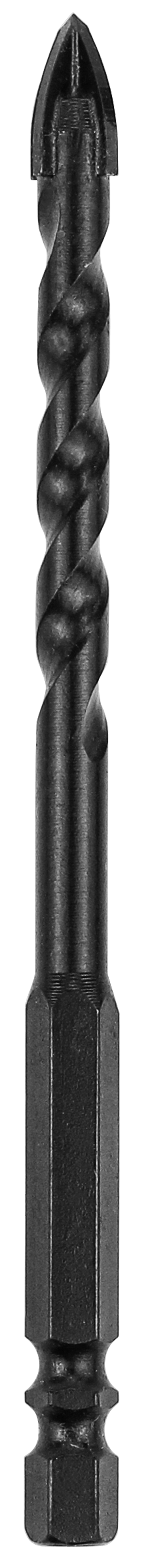 Hex shank ceramic glass drill (cross)