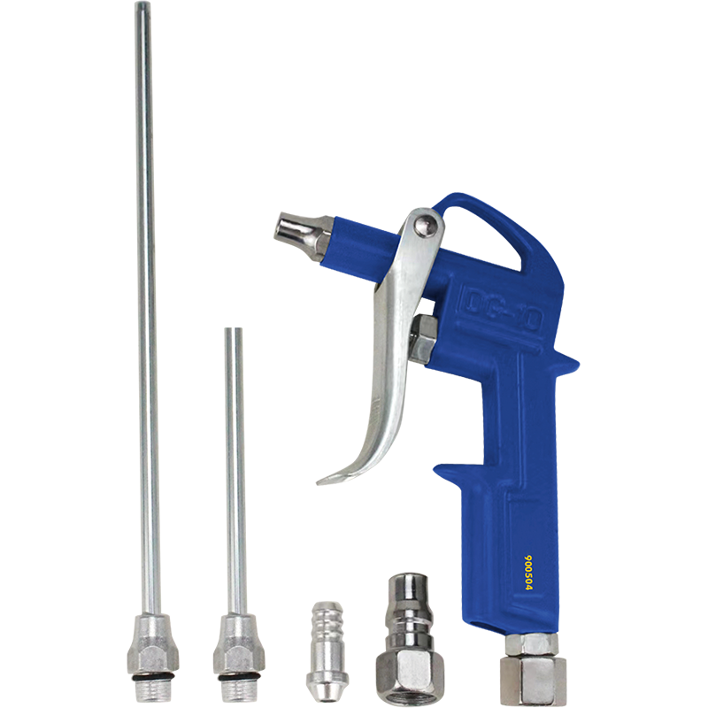 Aluminum alloy dust blowing gun set